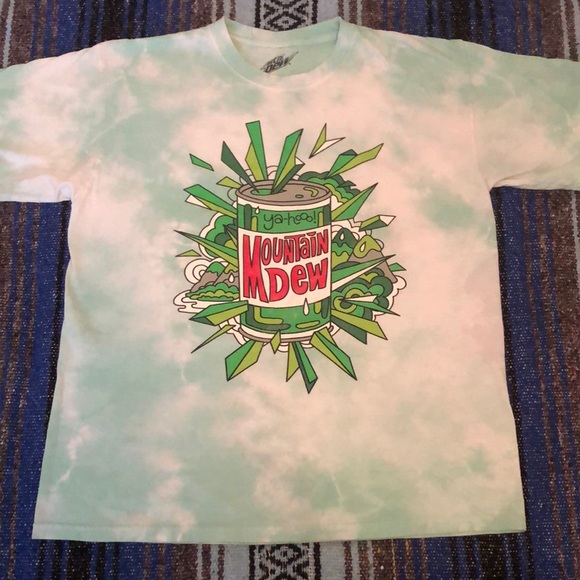 Mountain Dew | Shirts | Retro Mountain Dew Tie Dye Tee Shirt | Poshmark